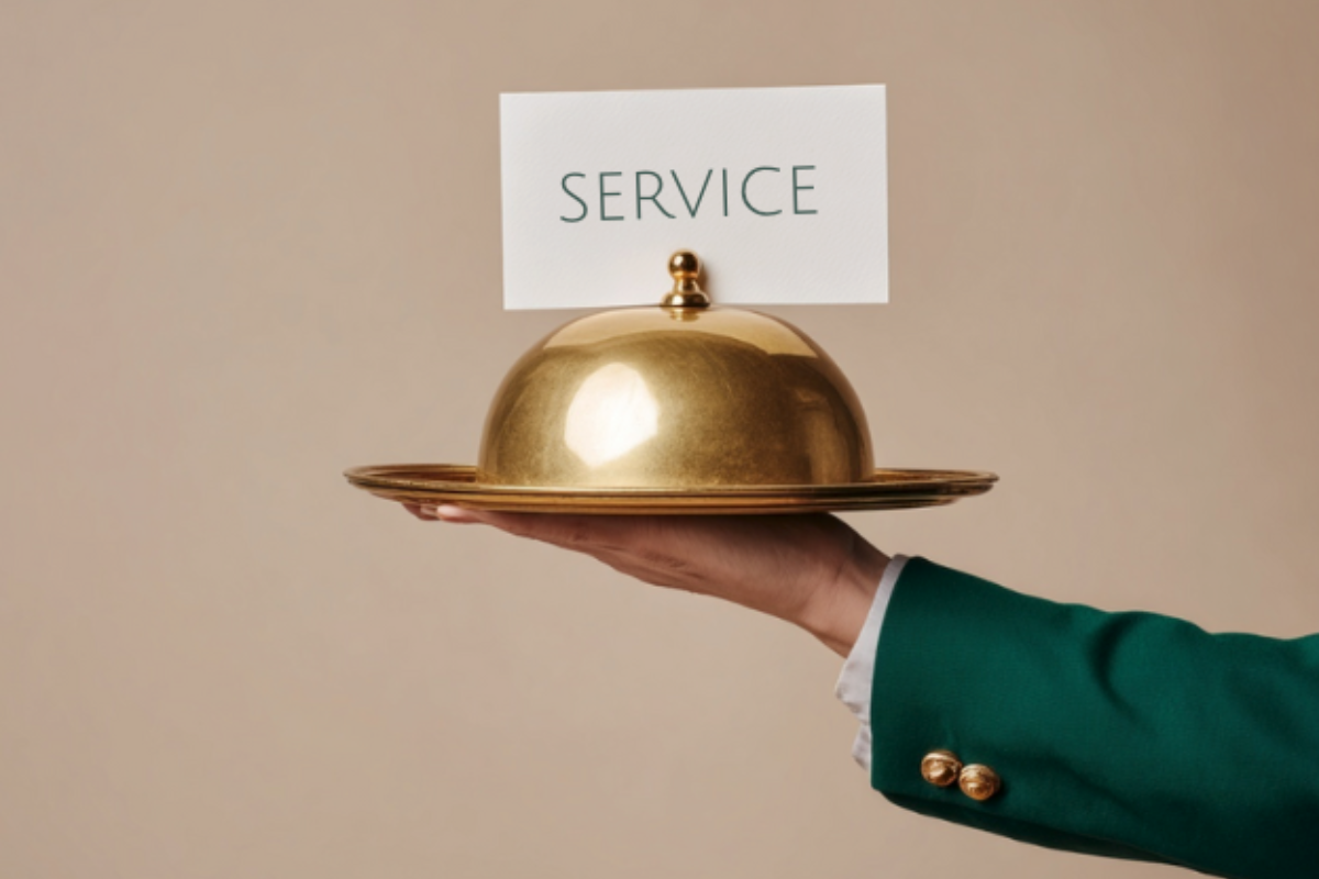 "Visual metaphor for full-service downsizing and real estate help"